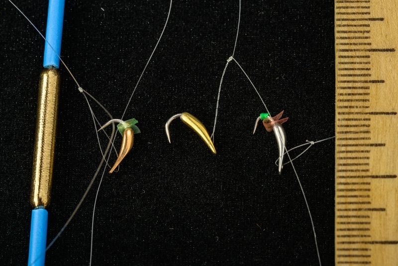 Махалка с гирляндой на корюшку (малоротку) + груз 2 гр