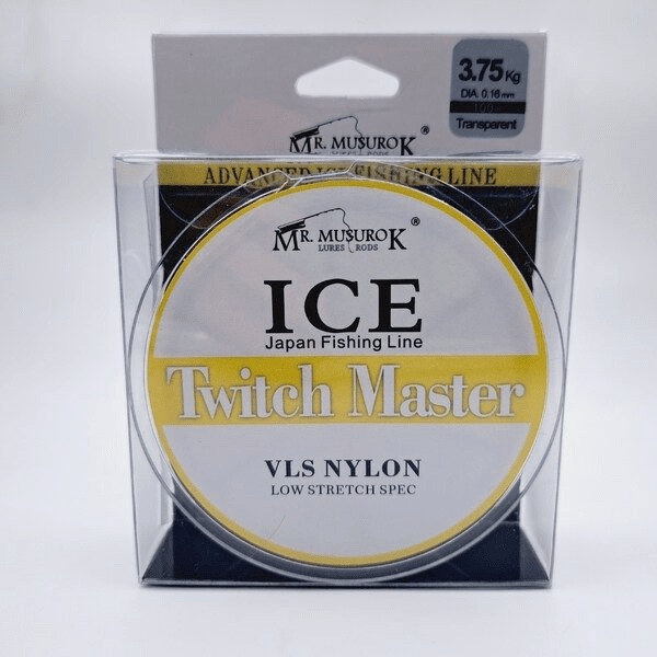 Леска монофильная, прозрачная (100 м) Диаметр 0.14 мм. Нагрузка: 2.8 кг