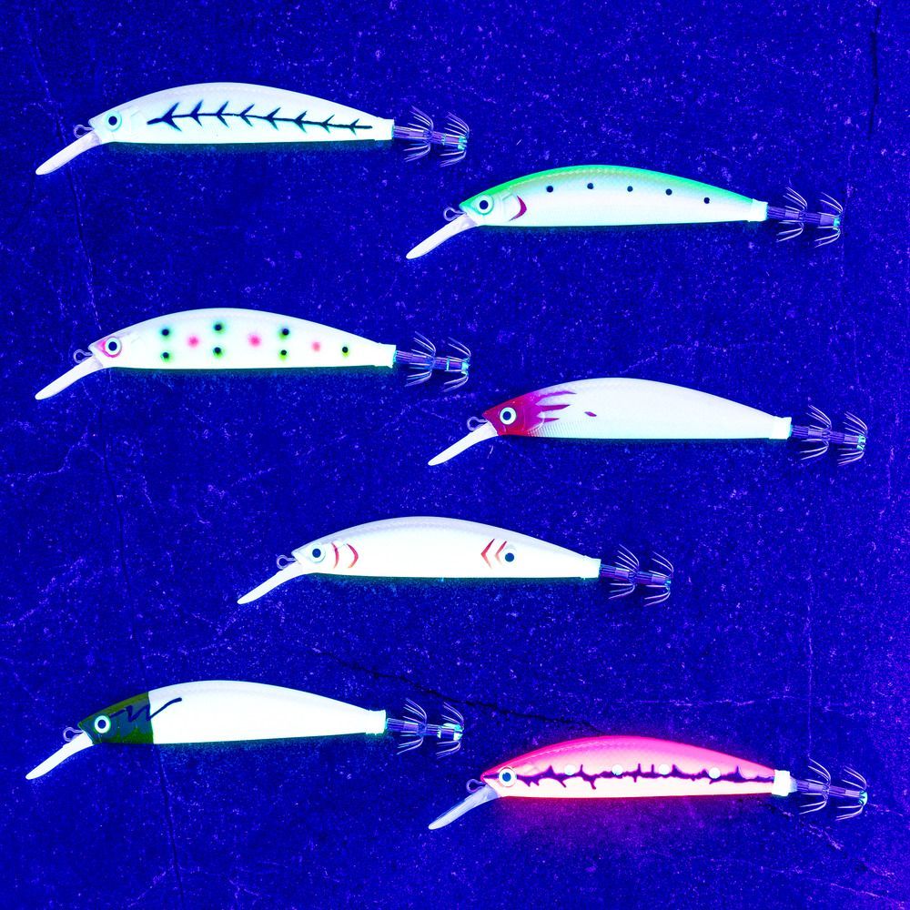 Набор кальмарных воблеров 100 мм 27 гр (7 шт)