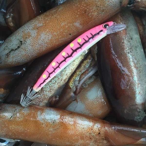 Набор из 17 кальмарных воблеров 17 гр.