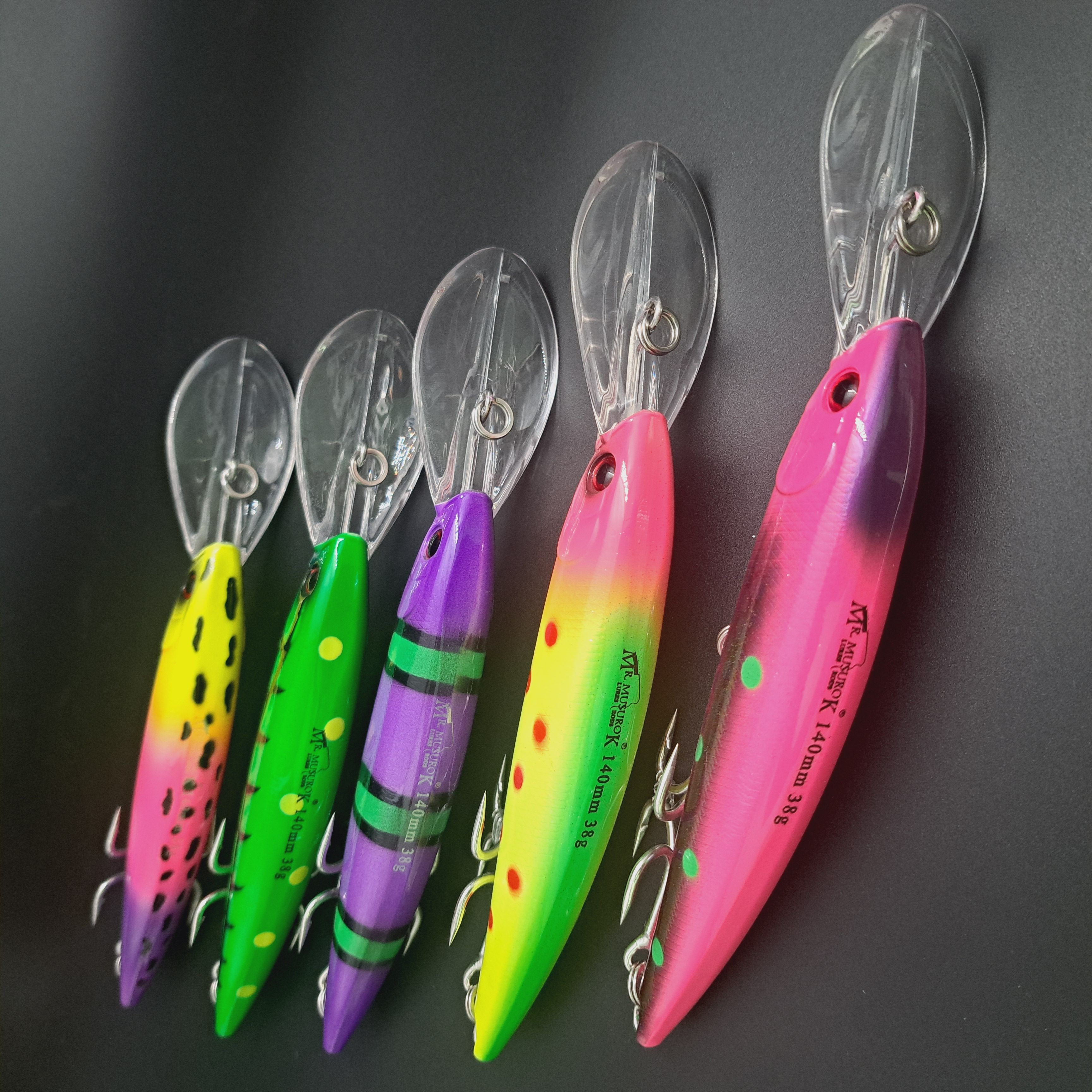 Набор Троллинговых воблеров на Лакедру 5 шт