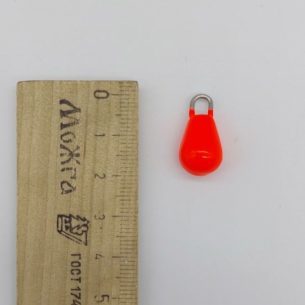 Светонакопительное грузило под гирлянду (грузило 5 гр красное свечение)