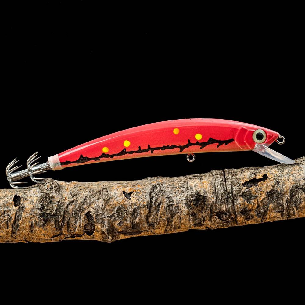 Кальмарный воблер BLOODSHOT RED (NEW)