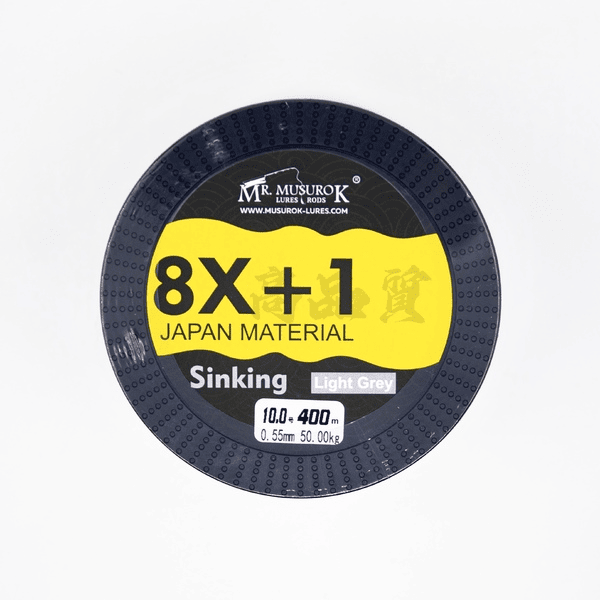 Шнур 8X+1 Sinking (400 м) Диаметр 0.55 мм. Нагрузка: 50 кг