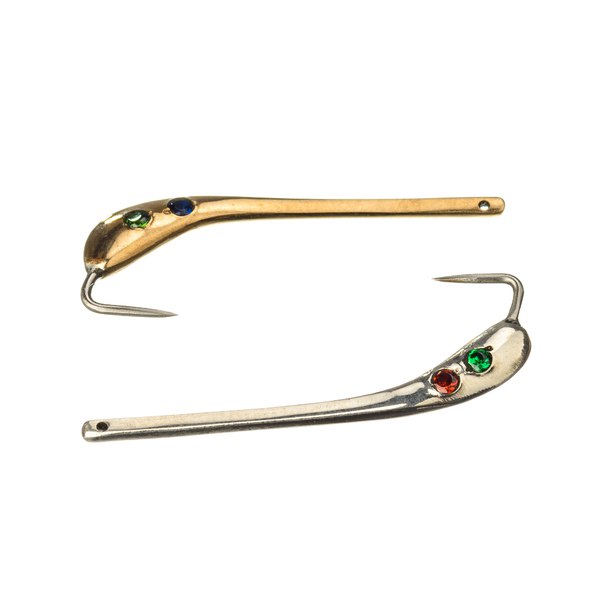 Блесна Swarovski 3 см с 2 кристаллами 1 шт