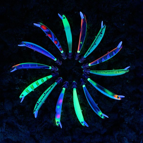 Набор из 14 кальмарных воблеров 17 гр.