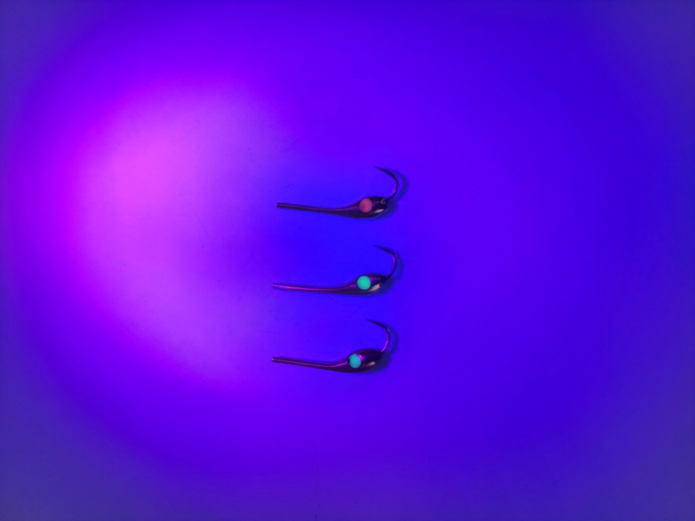 Блесна Огонь 1,5 см UV-вставка