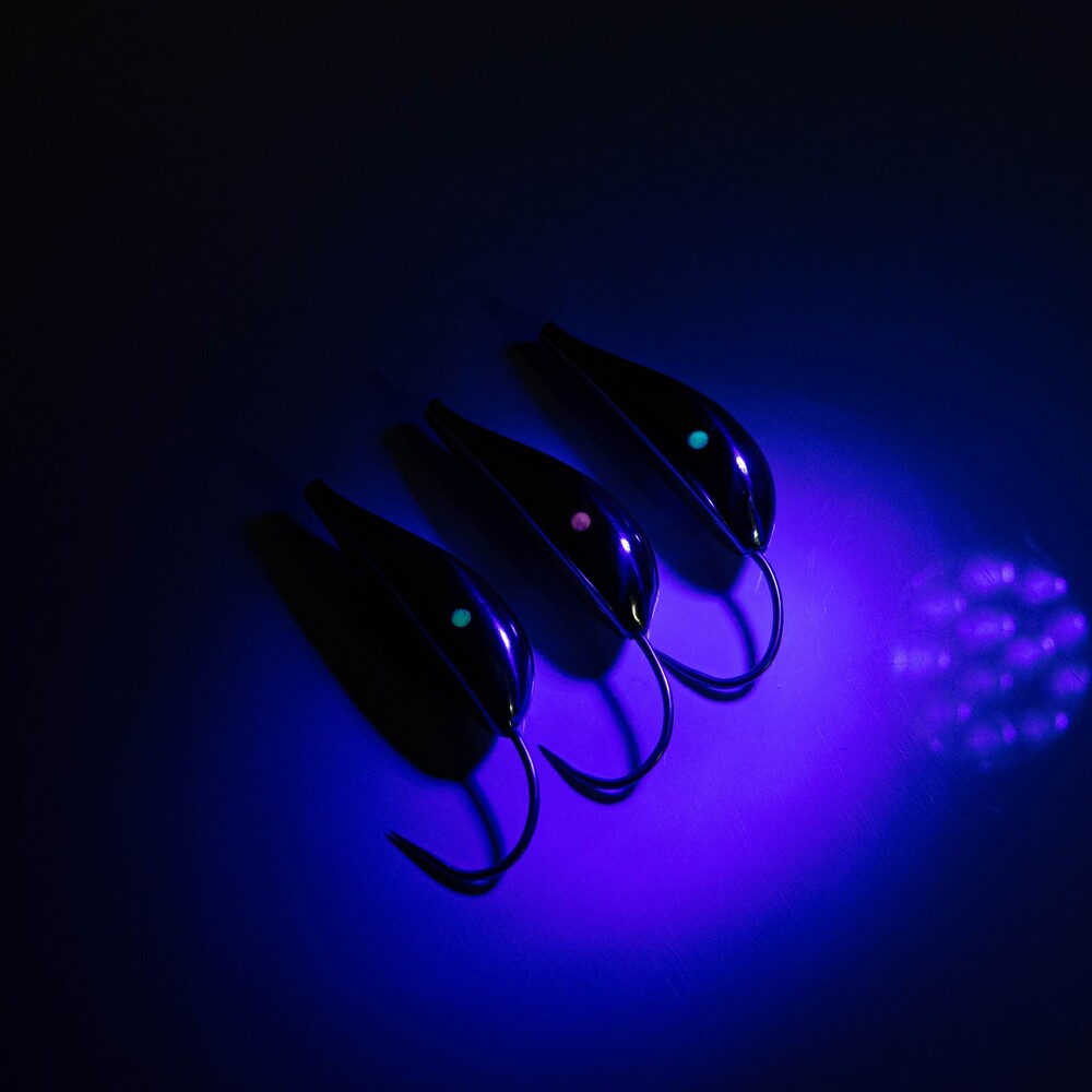 Блесна Жук новый 9-10 гр. вставка UV+LUMI