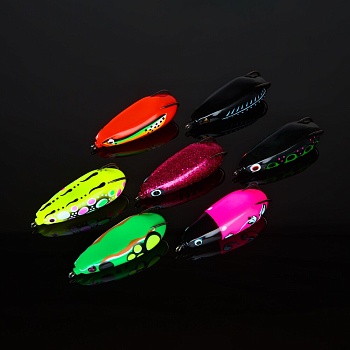 Набор из 7 лягушек 80 мм 20-28 гр