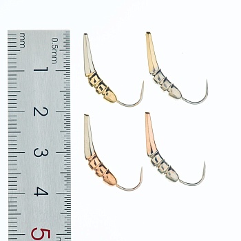 Блесна Гусеница большая 2 см (золото 18 карат)