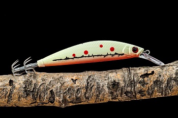 Кальмарный воблер BLOODSHOT GREEN (100мм 27гр)