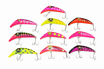 Набор из 10 воблеров 80 мм (15гр)