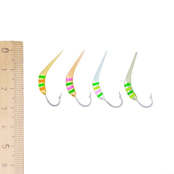 Блесна Гусеница большая мормышка UV 2,7 см