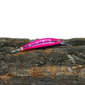 Кальмарный воблер BLOODSHOT PINK (100 мм 27 гр)