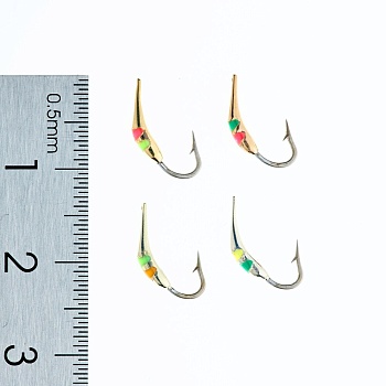 Блесна Гусеница тонкая UV мормышка 1 см