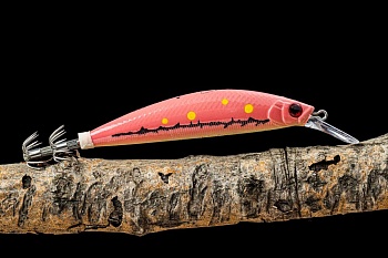 Кальмарный воблер BLOODSHOT RED (100мм 27гр)