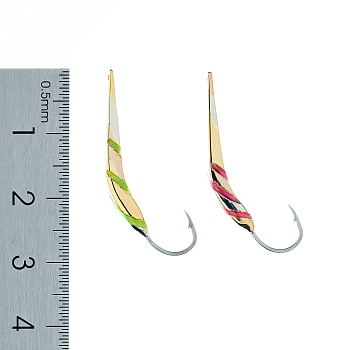 Блесна Охотник 3х цветка мормышка UV