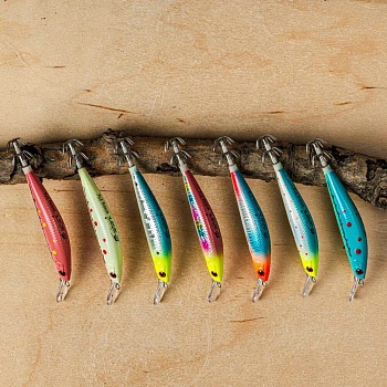 Набор из 7 кальмарных воблеров 27 гр