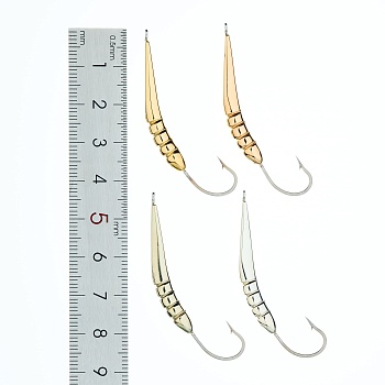 Блесна Гусеница большая мормышка 3,5 см