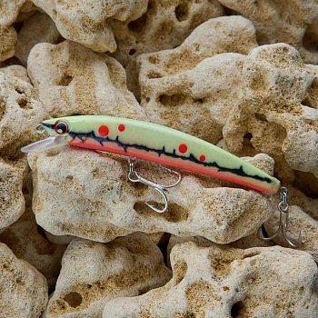 Воблер Bloodshot Green 110 мм 17 гр.